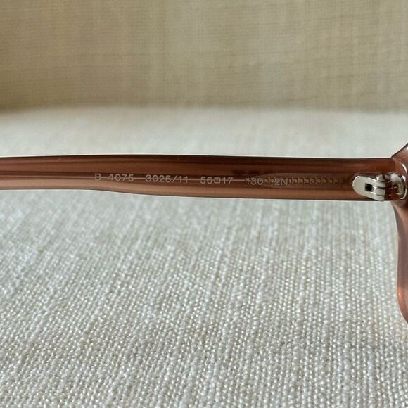 Burberry Rectangle Transparent Sunglasses Brown - Picture 8 of 11
